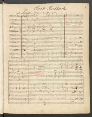 Der alte König zog zu Wald; V (3), Coro maschile, orch; e-Moll; McCS 140/1; op.140/1