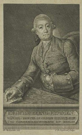 Bildnis des Johann Wilhelm Bernhard von Hymmen