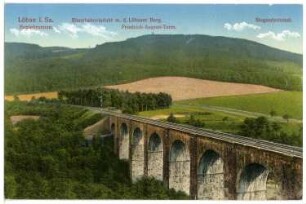 Löbau. Eisenbahnviadukt