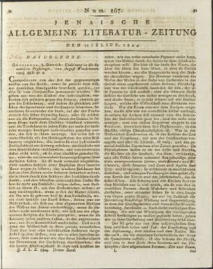 Num. 167. Den 13. Julius. 1804
