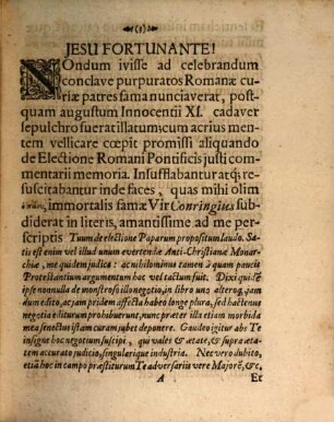 Jo. Frider. Mayeri, Doctoris & Professoris Theologi, In Univers. Kiloniensi & Gymnasio Hamburgensi, Hamburgensis itidem Ecclesiae ad D. Jacobi Pastoris & Scholarchae, De Pontificis Romani Electione : Liber Commentarius ; Cum duarum Dissertationum appendice