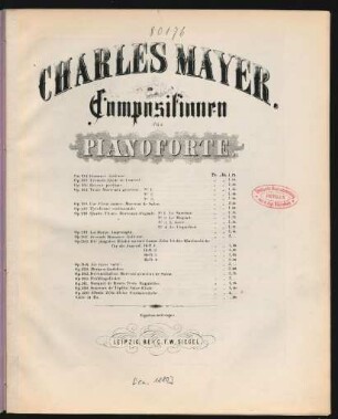 N°. 4: Coquelicot : op. 218[,4]