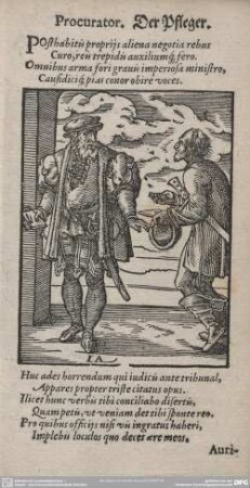 Procurator. Der Pfleger.