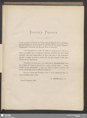 Editor's Preface