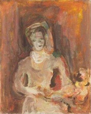 Junge Frau mit Blumen