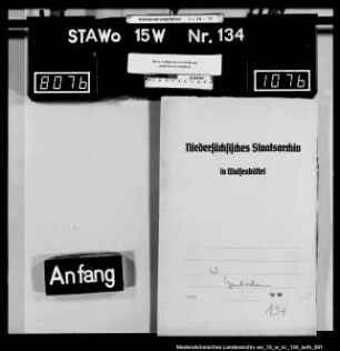 Beiträge des Kammerguts Rittierode zur Kriegssteuer und zu Kreisverteidigungsanstalten
