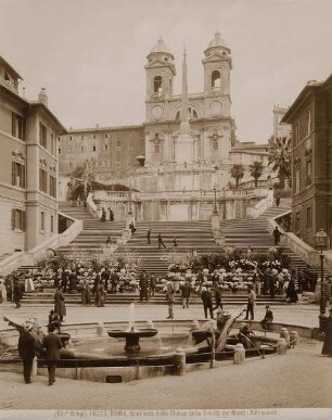Roma - Scalinata della Chiesa della Trinità dei Monti; XVI secolo