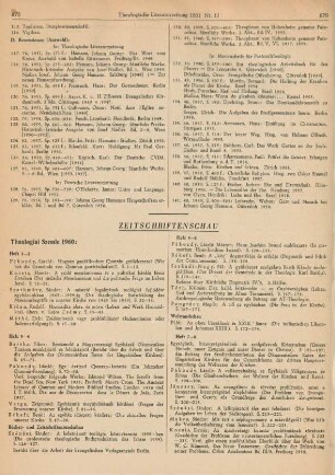 Zeitschriftenschau