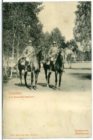 Dresden. Königlich Sächsisches Gardereiter-Regiment
