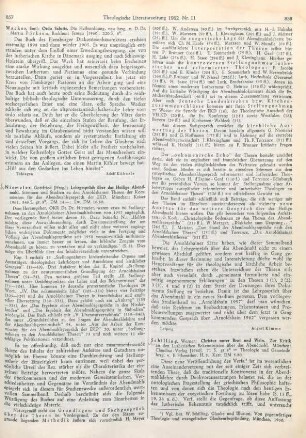 858-860 [Rezension] Schilling, Werner, Christus unter Brot und Wein