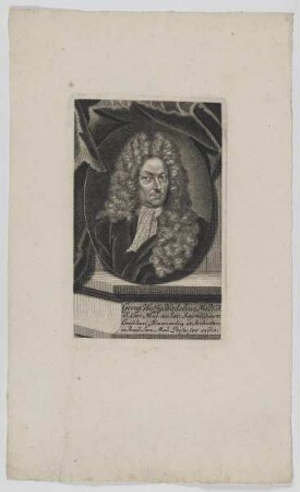 Bildnis des Georg Wolffg. Wedelius