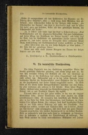 ¬Die¬ darwinistische Menschwerdung