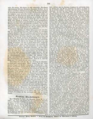 284 Kirchliche Mittheilungen