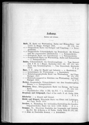 XIV. Karten und Atlanten