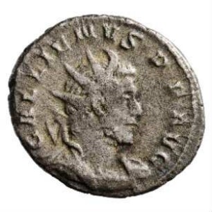 Münze, Antoninian, 258 - 259 n. Chr.