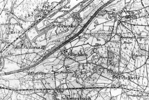 Schwarzbach-Biehlen. Reichskarte, 1:100.000, Einheitsblatt Nr. 89, 1922