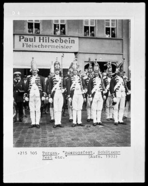 Torgau, Auszugsfest, Schützenfest etc.
