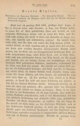 Vierte Vigilie. Melancholie des Studenten Anselmus. - Der smaragdene Spiegel. - Wie der Archivarius Lindhorst als Stoßgeier davonflog und der Student Anselmus Niemandem begegnete