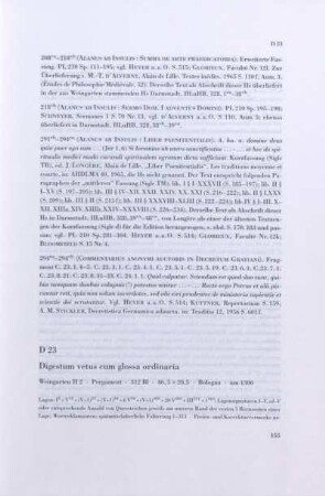 D 23. Digestum vetus cum glossa ordinaria