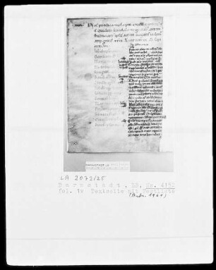 Fragment eines Liber Capitulorum —