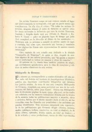 Bibliografía de Groussac