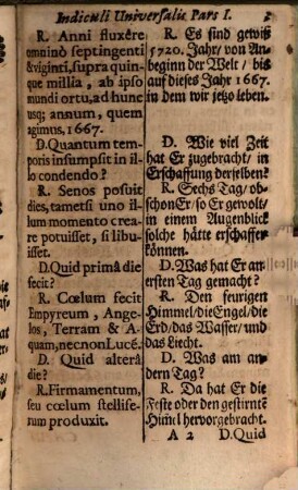 Indiculus Universalis Latino-Germanicus, Rerum fere omnium, quae in Mundo sunt, Scientiarumque item, Artiumque Nomina apte breviterque exhibens