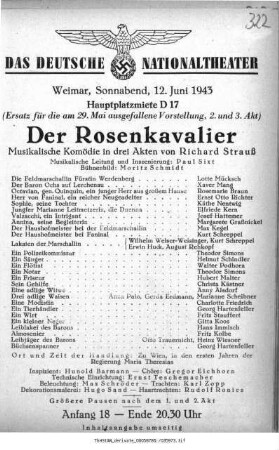 Der Rosenkavalier
