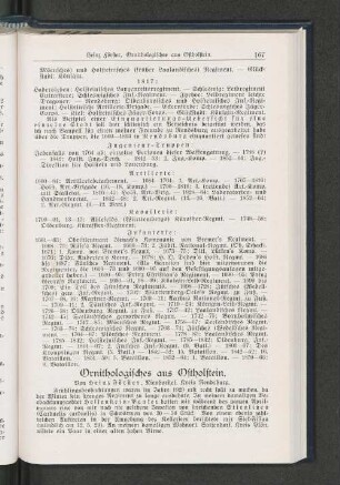 Ornithologisches aus Ostholstein.