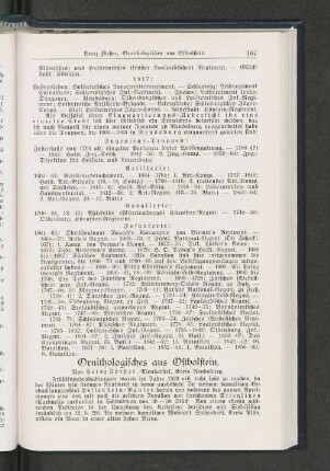 Ornithologisches aus Ostholstein.