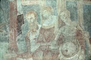 2. Bildfeld von Westen: Die Heilung des Wassersüchtigen