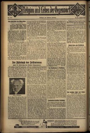 Vierte Ausgabe vom Samstag, den 21. September 1935.