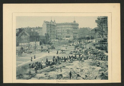 Fischmarkt. Holzhafen und Köhlbrandstreppe : [Altona]