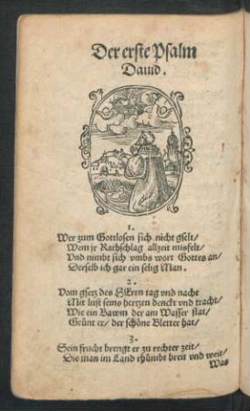 Der erste Psalm David.