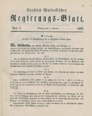 5. Januar-7. December = Nro. 1-17