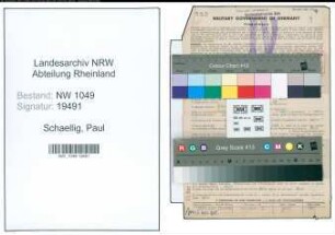Entnazifizierung Paul Schaellig , geb. 01.04.1887 (Bahnbeamter)