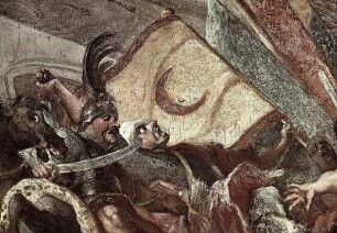 Der Erzengel Michael bekämpft Heiden und Häretiker