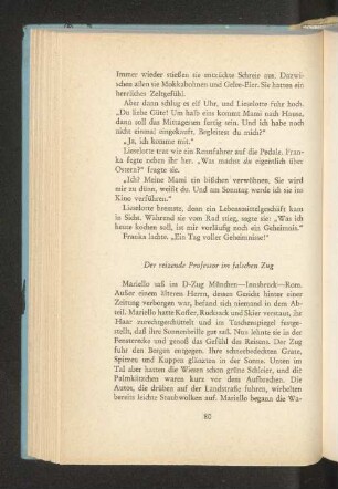 Der reizende Professor im falschen Zug