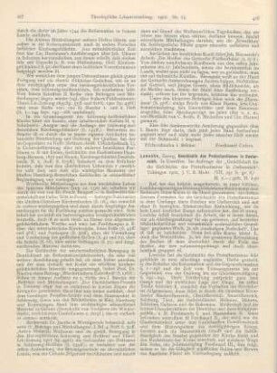 428-430 [Rezension] Loesche, Georg, Geschichte des Protestantismus in Oesterreich