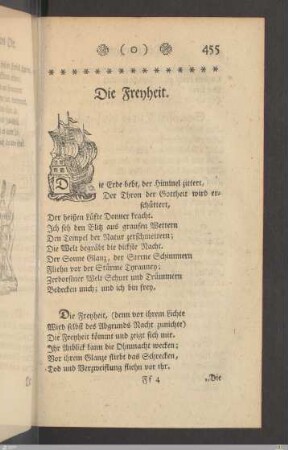 20. Die Freyheit.