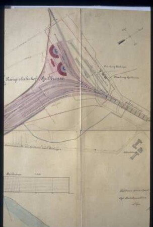 Rangierbahnhof Heilbronn mit Güterzuglok Bw