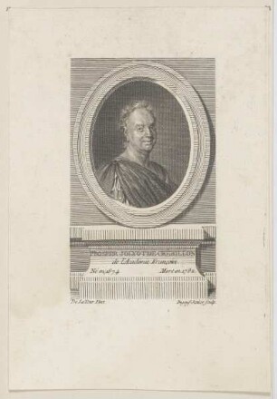 Bildnis des Prosper Jolyot de Crebillon