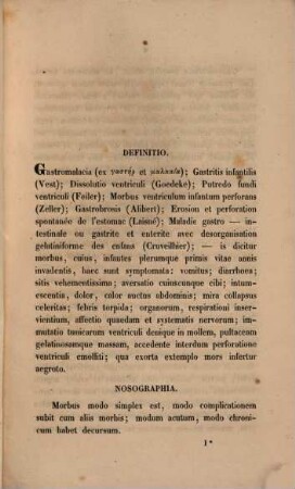 De gastromalacia infantum