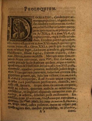De ... Sive Armatura Goliathi, Ad illustr. I. Sam. XVII, 4. seqq.