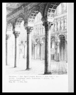 Sant'Apollinare Nuovo - Inneres, Langhaus nach Südosten