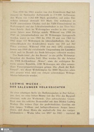 Ludwig Wucke - der Salzunger Volksdichter