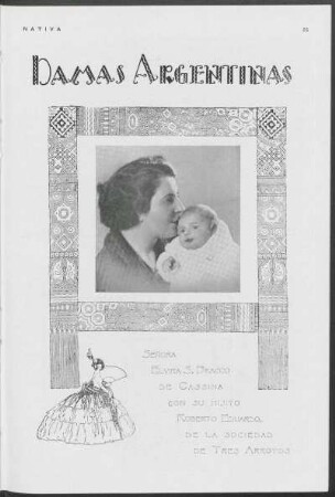 Damas argentinas - Señora Elvira S. Bracco de Cassina...