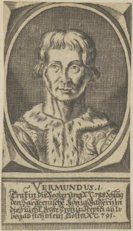 Bildnis des Vermundus I., König von Spanien