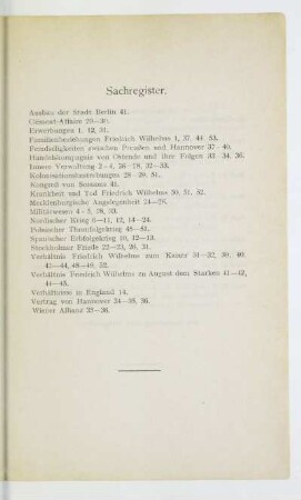 Sachregister