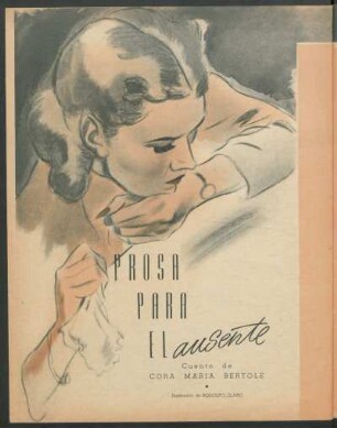Prosa para el ausente : Cuento
