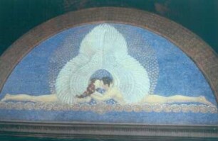 Darmstadt. Hochzeitsturm. Mosaikbild in der Eingangshalle